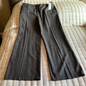 Long Elegant Legs Tall Unlined Slacks in Brown/Gray